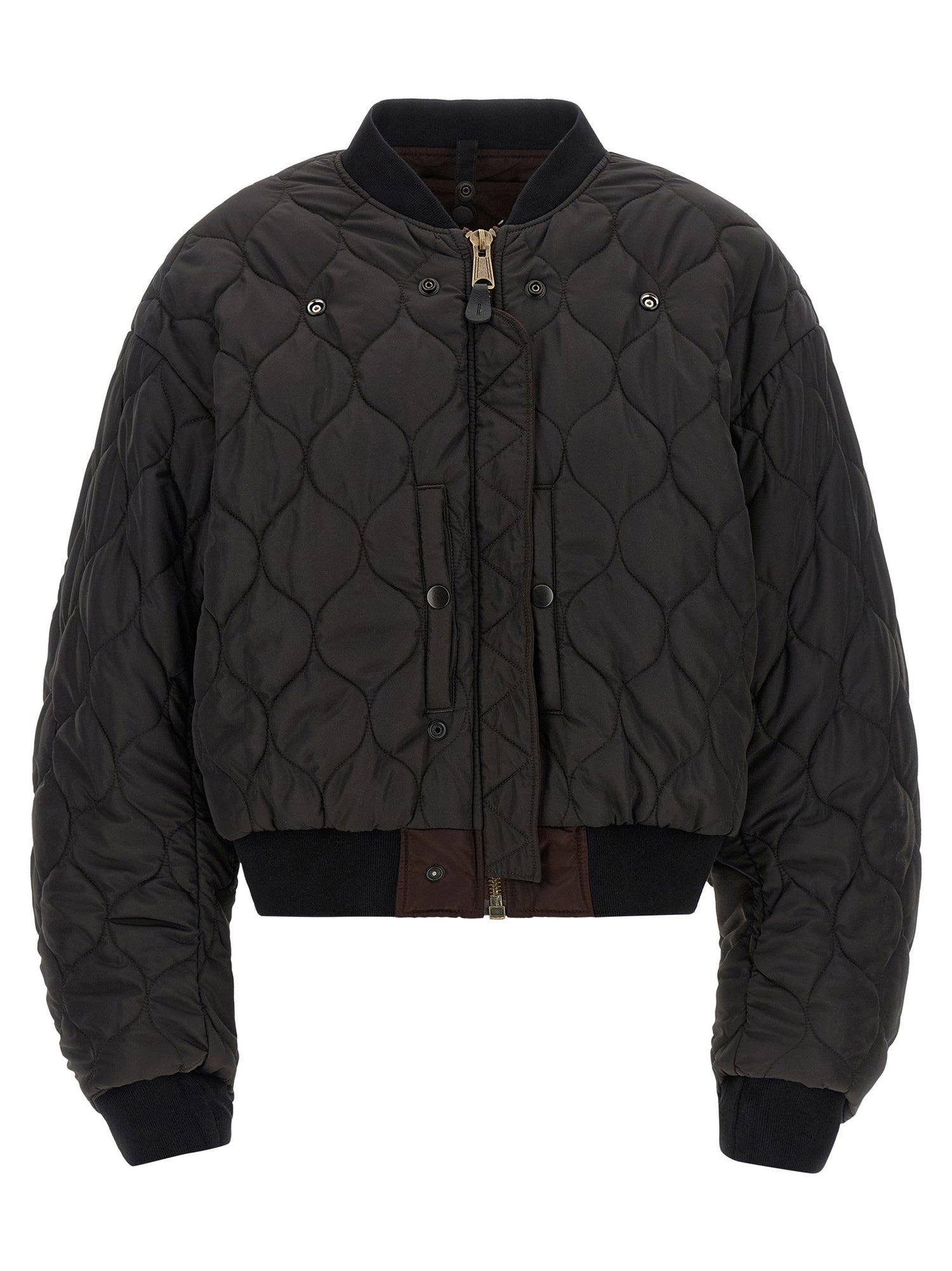 Maison Margiela Ma-1 Reversible Bomber Jacket Brown