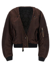 Maison Margiela Ma-1 Reversible Bomber Jacket Brown