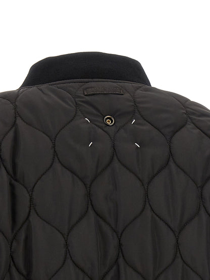 Maison Margiela Ma-1 Reversible Bomber Jacket Brown