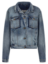 Maison Margiela Folded Collar Jacket Blue