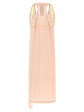 Maison Margiela Silk Lace Slip Midi Dress Dress Pink