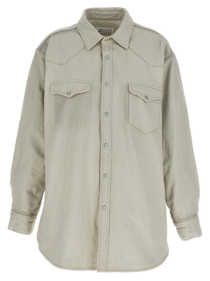 Maison Margiela Padded Overshirt White