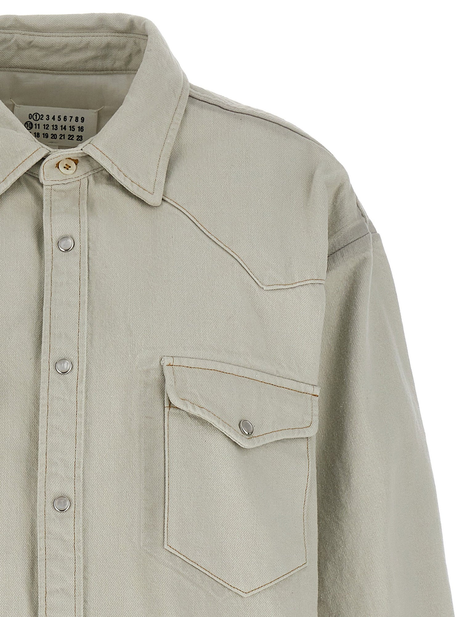 Maison Margiela Padded Overshirt White