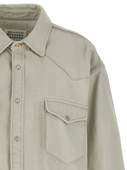 Maison Margiela Padded Overshirt White