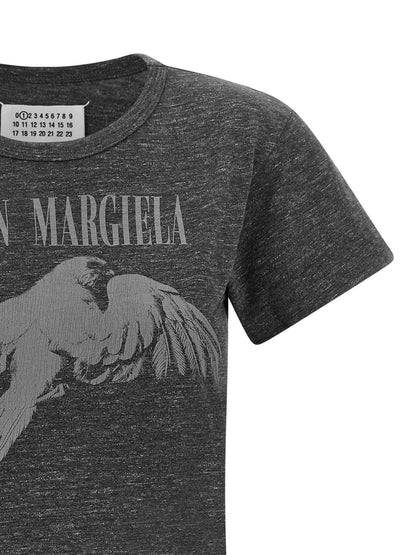 Maison Margiela Graphic Print T-shirt Gray