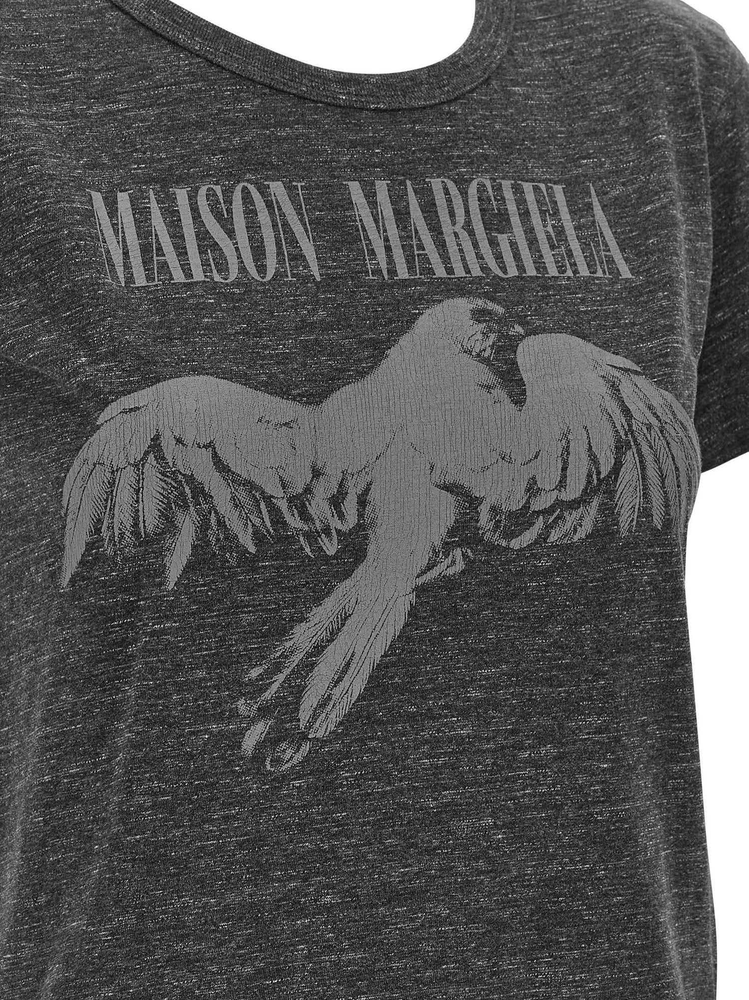 Maison Margiela Graphic Print T-shirt Gray