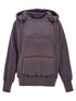 Maison Margiela Logo Reverse Hoodie Purple