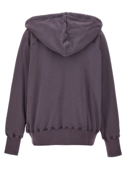 Maison Margiela Logo Reverse Hoodie Purple