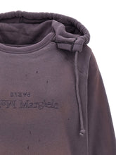 Maison Margiela Logo Reverse Hoodie Purple