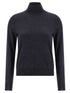 Maison Margiela Wool Turtleneck Sweater Blue