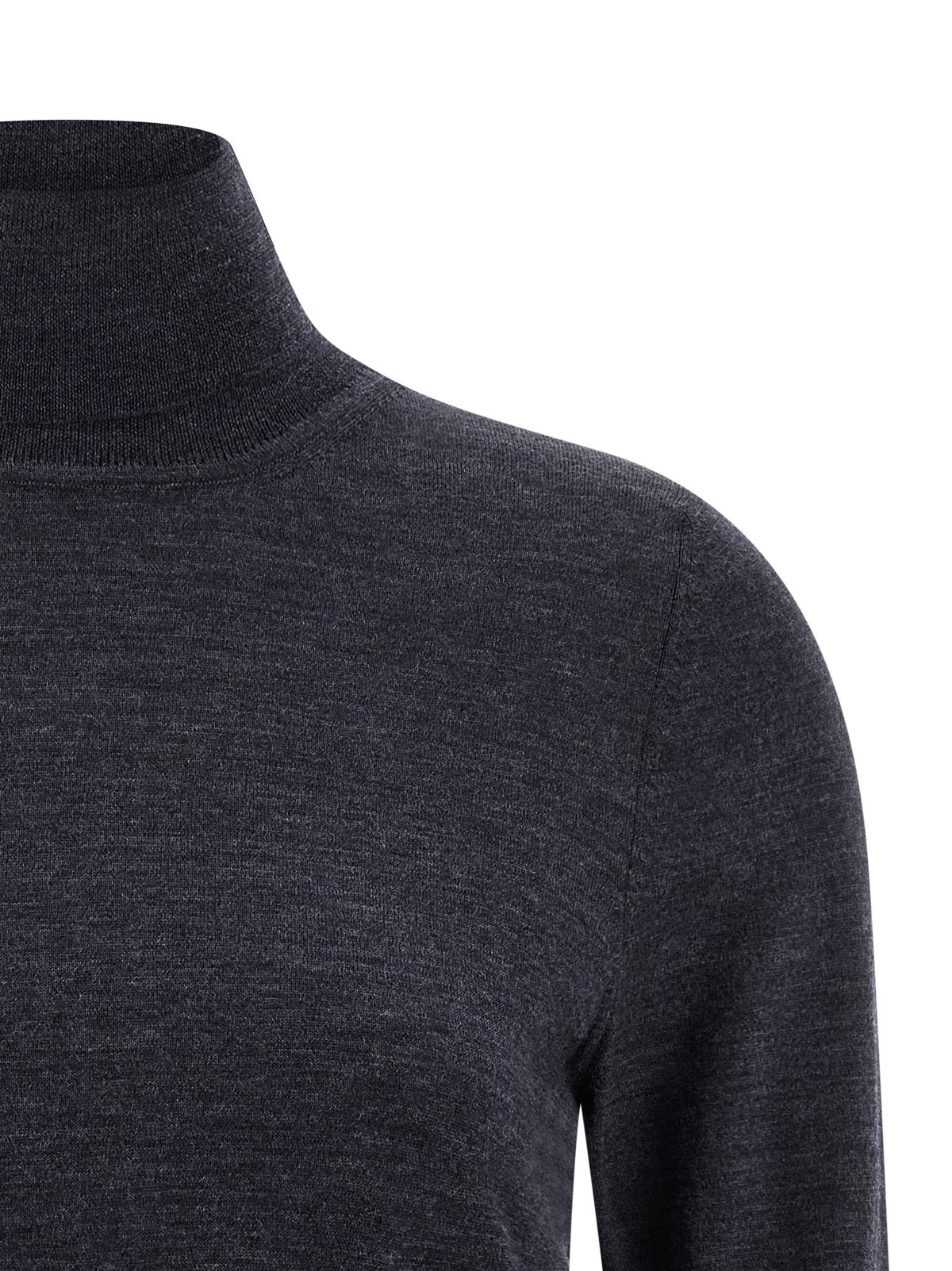 Maison Margiela Wool Turtleneck Sweater Blue