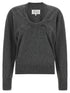 Maison Margiela Twist Wool Sweater Gray