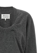 Maison Margiela Twist Wool Sweater Gray