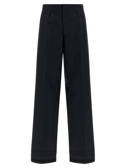 Maison Margiela Herringbone Trousers Black