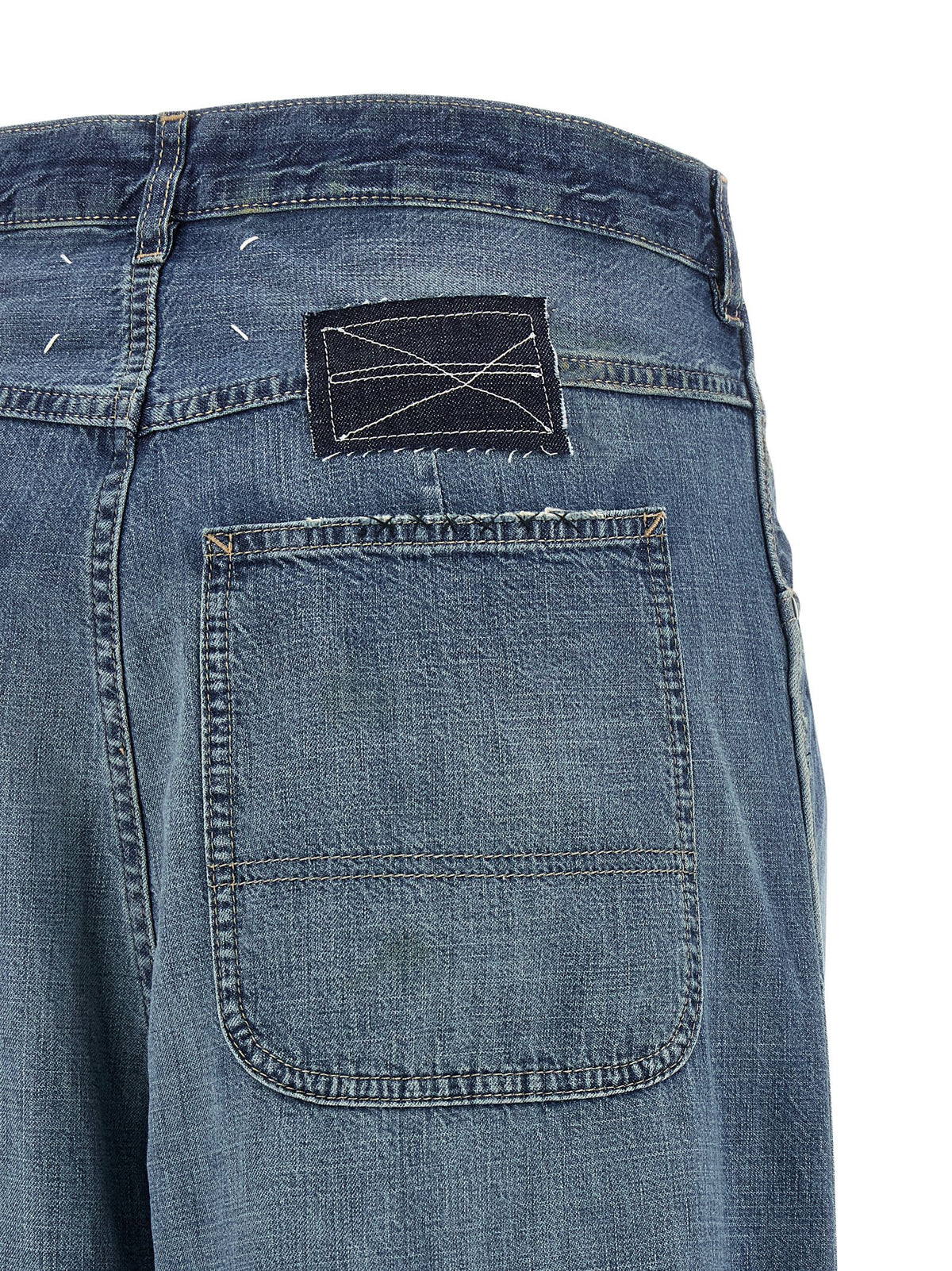 Maison Margiela Four Stitches Jeans Blue