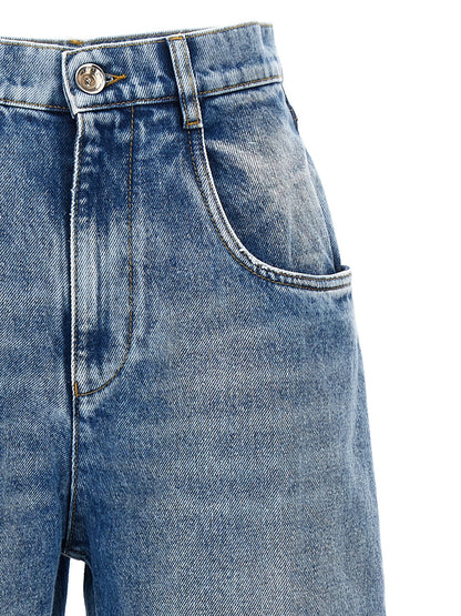 Maison Margiela Cut-out Jeans Light Blue