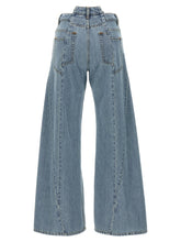 Maison Margiela Jeans Asymmetrical Waist Light Blue