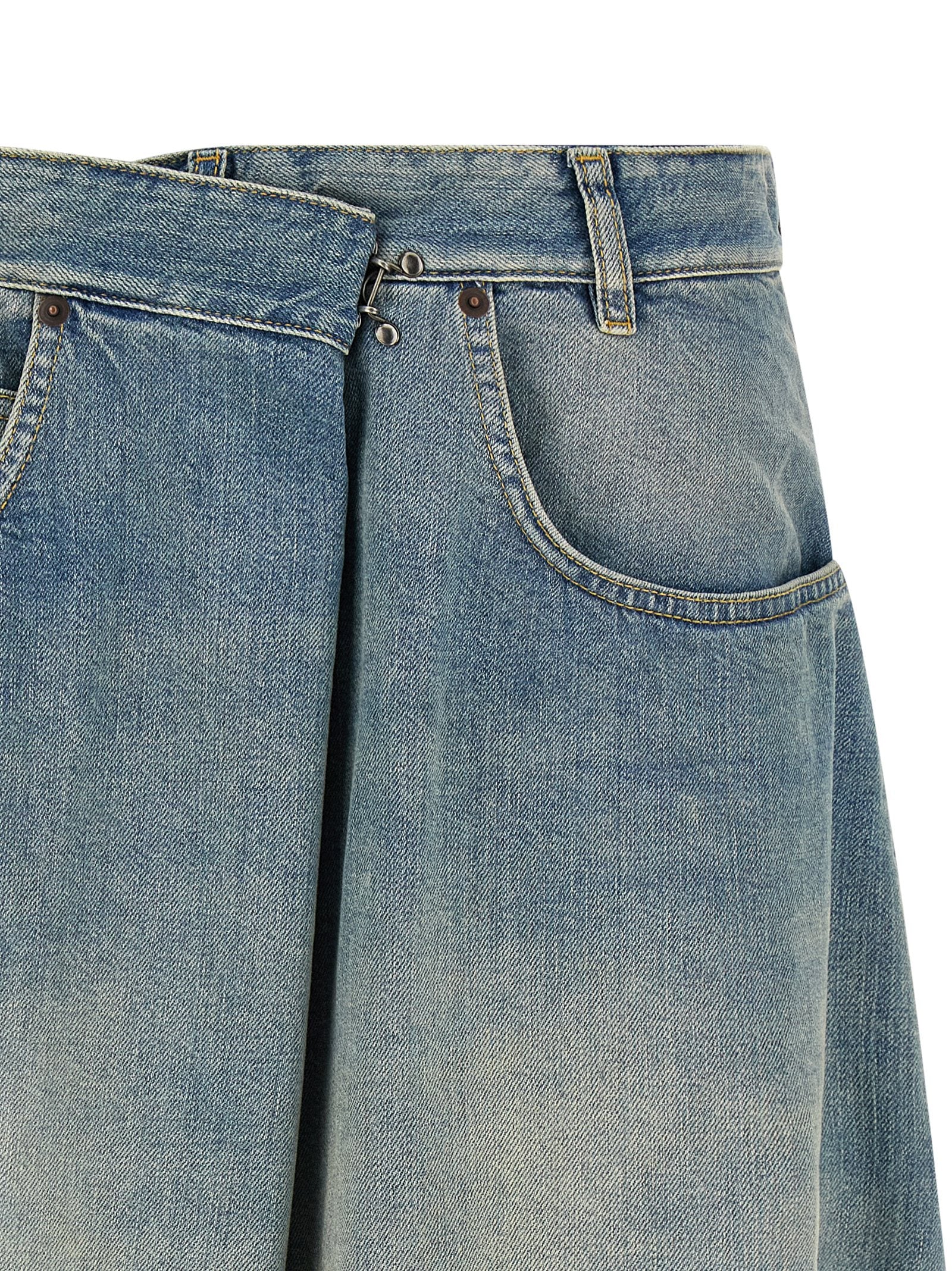 Maison Margiela Wrap Skirt Light blue