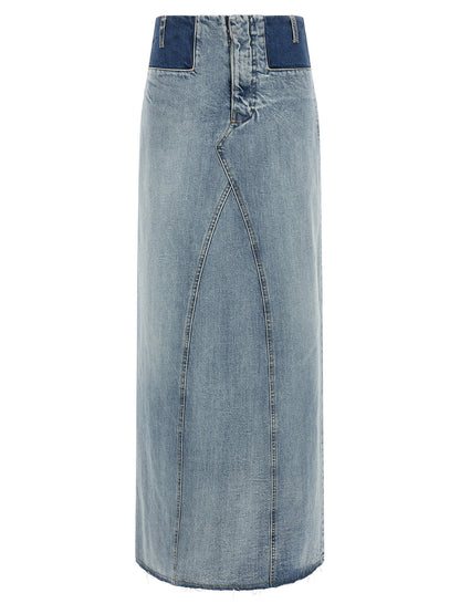 Maison Margiela Denim Skirt Light blue