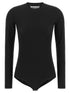 Maison Margiela Long Sleeves Crew Neck Bodysuit Black