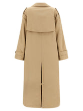 Mm6 Maison Margiela Trench Coat With Gloves Beige