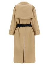 Mm6 Maison Margiela Trench Coat With Gloves Beige