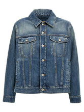 Mm6 Maison Margiela Layered Denim Jacket Blue