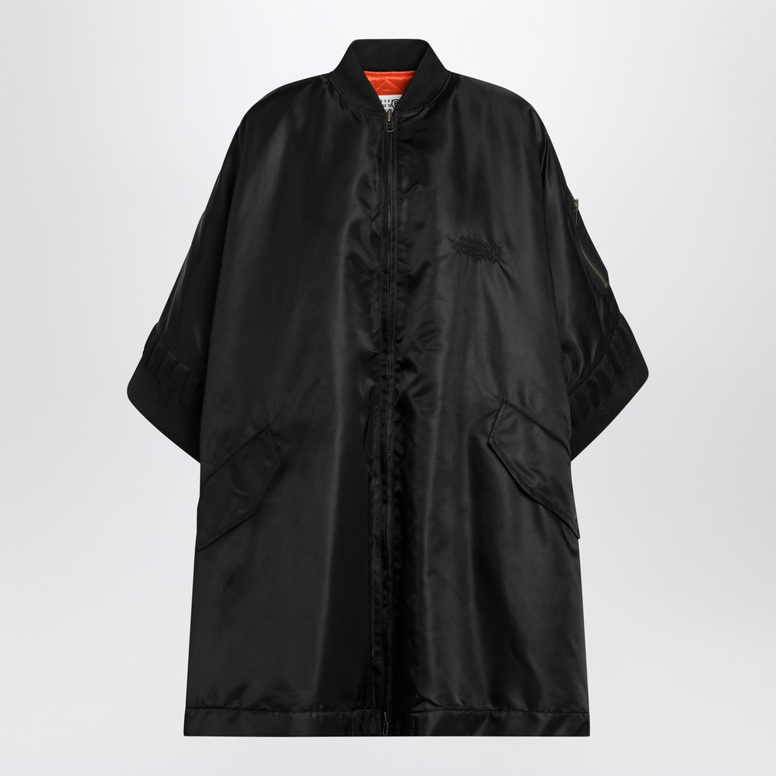 MM6 Maison Margiela Nylon Padded Cape Black black