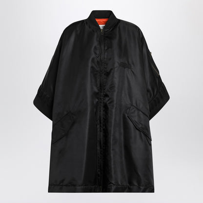 MM6 Maison Margiela Nylon Padded Cape Black black