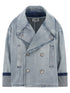 Mm6 Maison Margiela Double-breasted Jacket Light blue