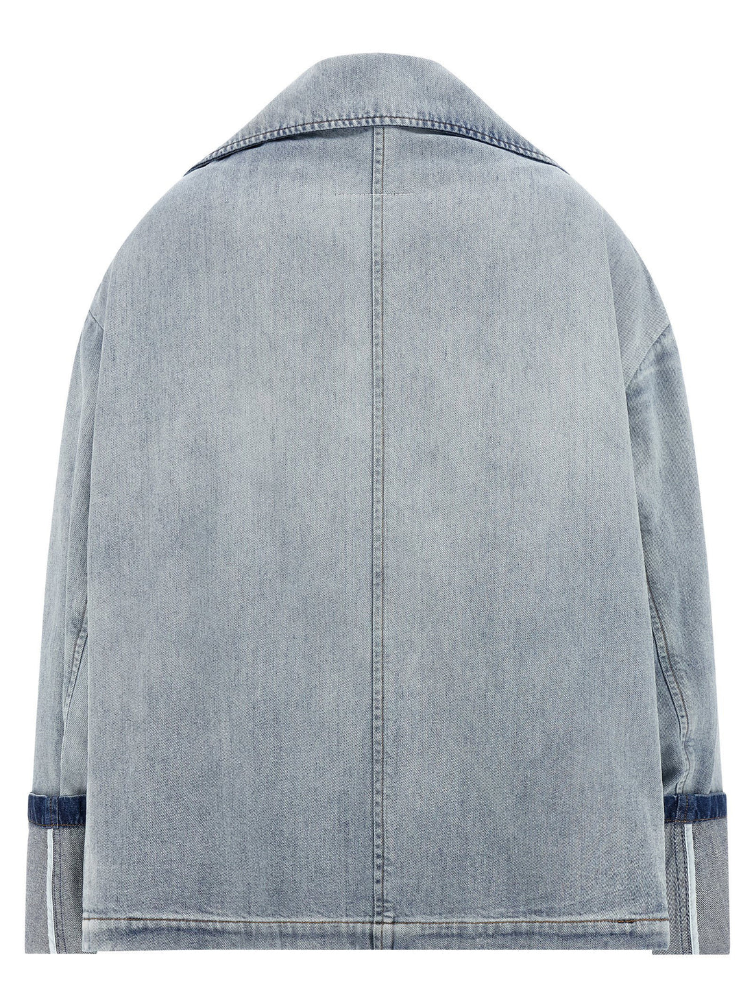 Mm6 Maison Margiela Double-breasted Jacket Light blue