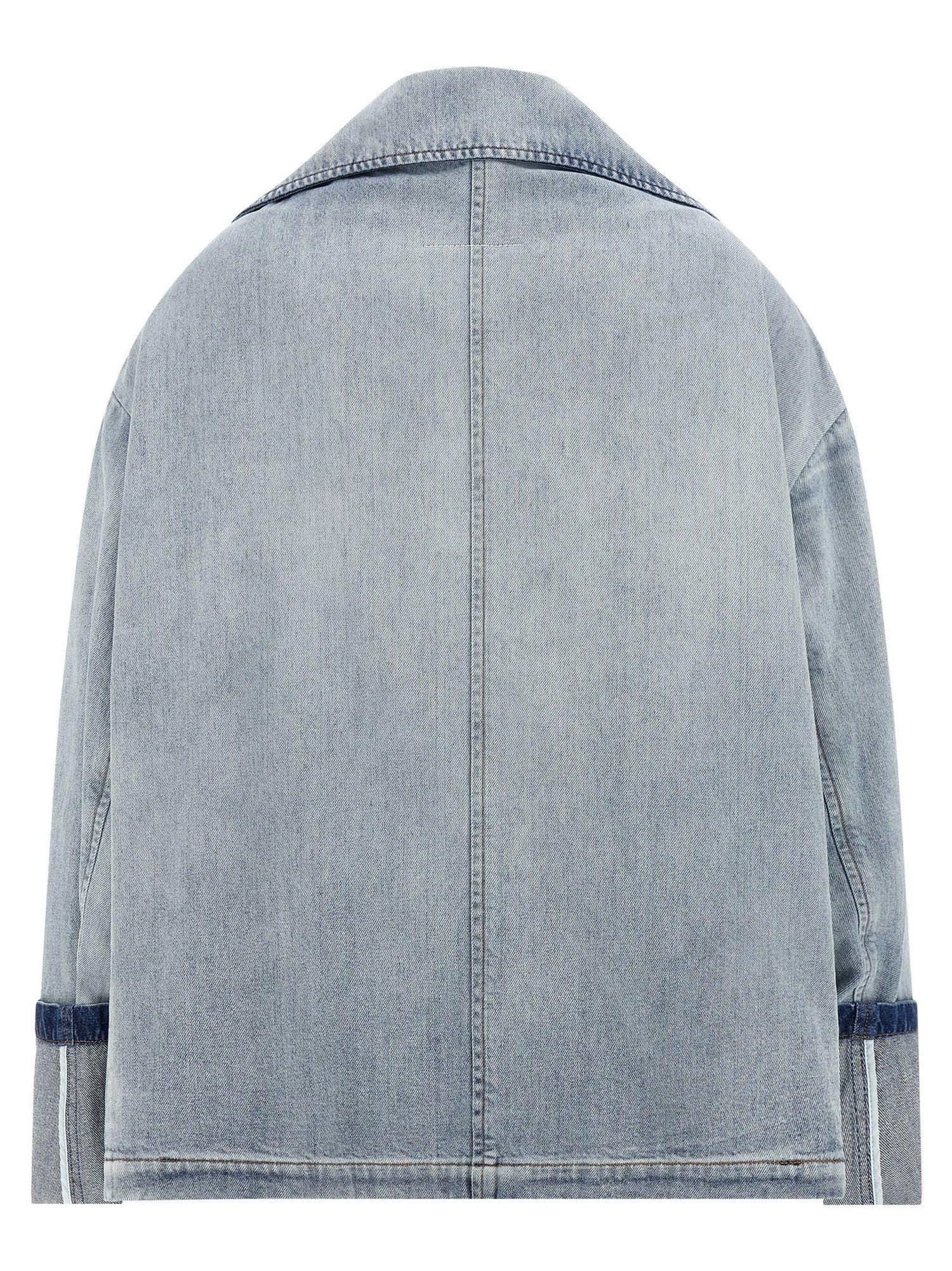Mm6 Maison Margiela Double-breasted Jacket Light blue