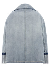 Mm6 Maison Margiela Double-breasted Jacket Light blue