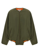 Mm6 Maison Margiela Sculptural Hem Jacket Green