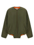 Mm6 Maison Margiela Sculptural Hem Jacket Green