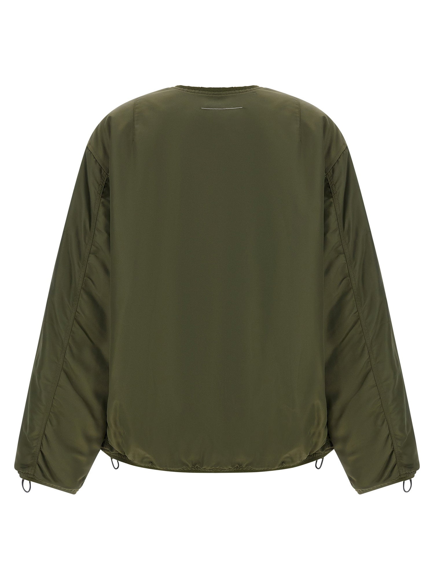 Mm6 Maison Margiela Sculptural Hem Jacket Green