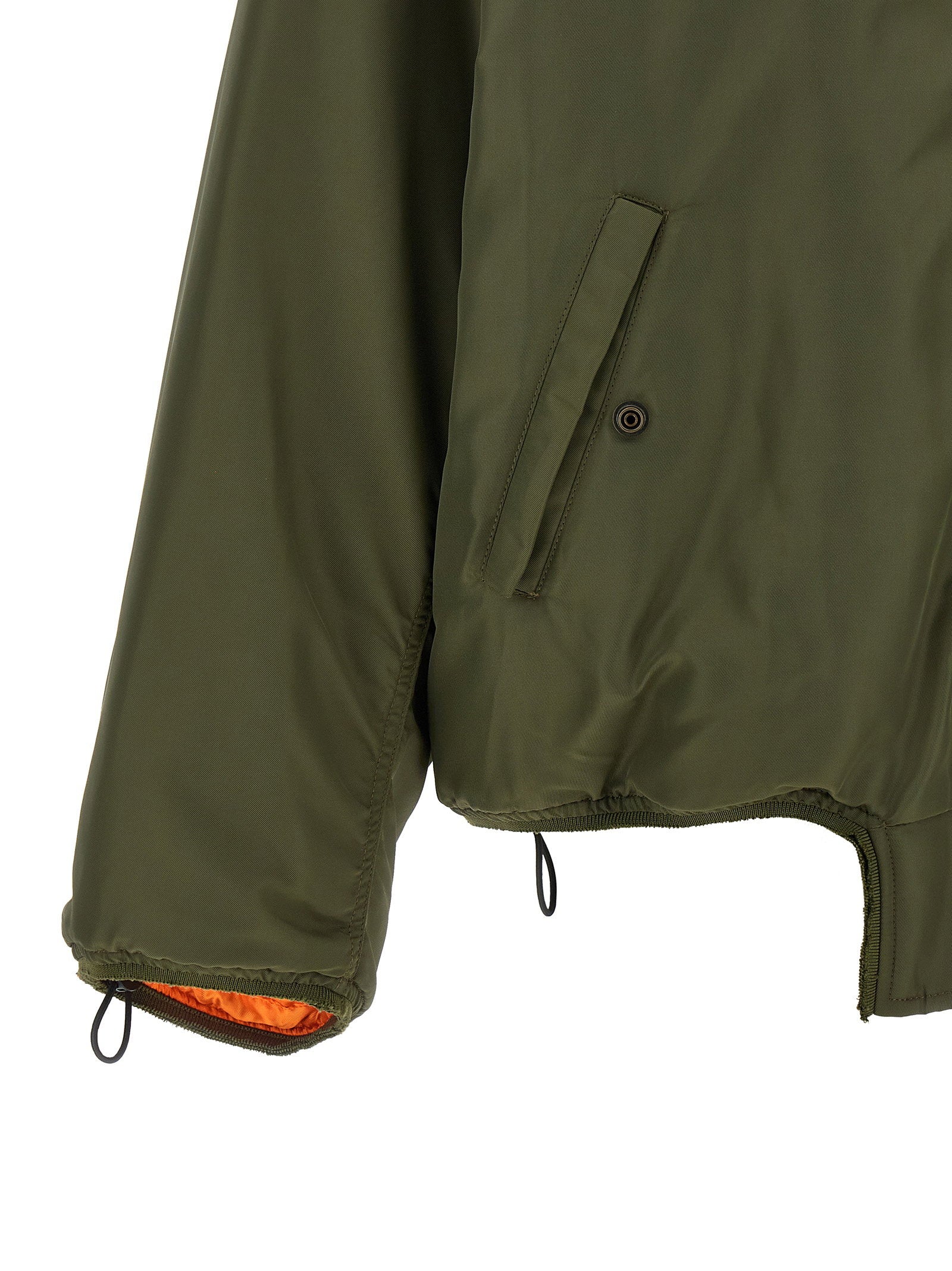 Mm6 Maison Margiela Sculptural Hem Jacket Green