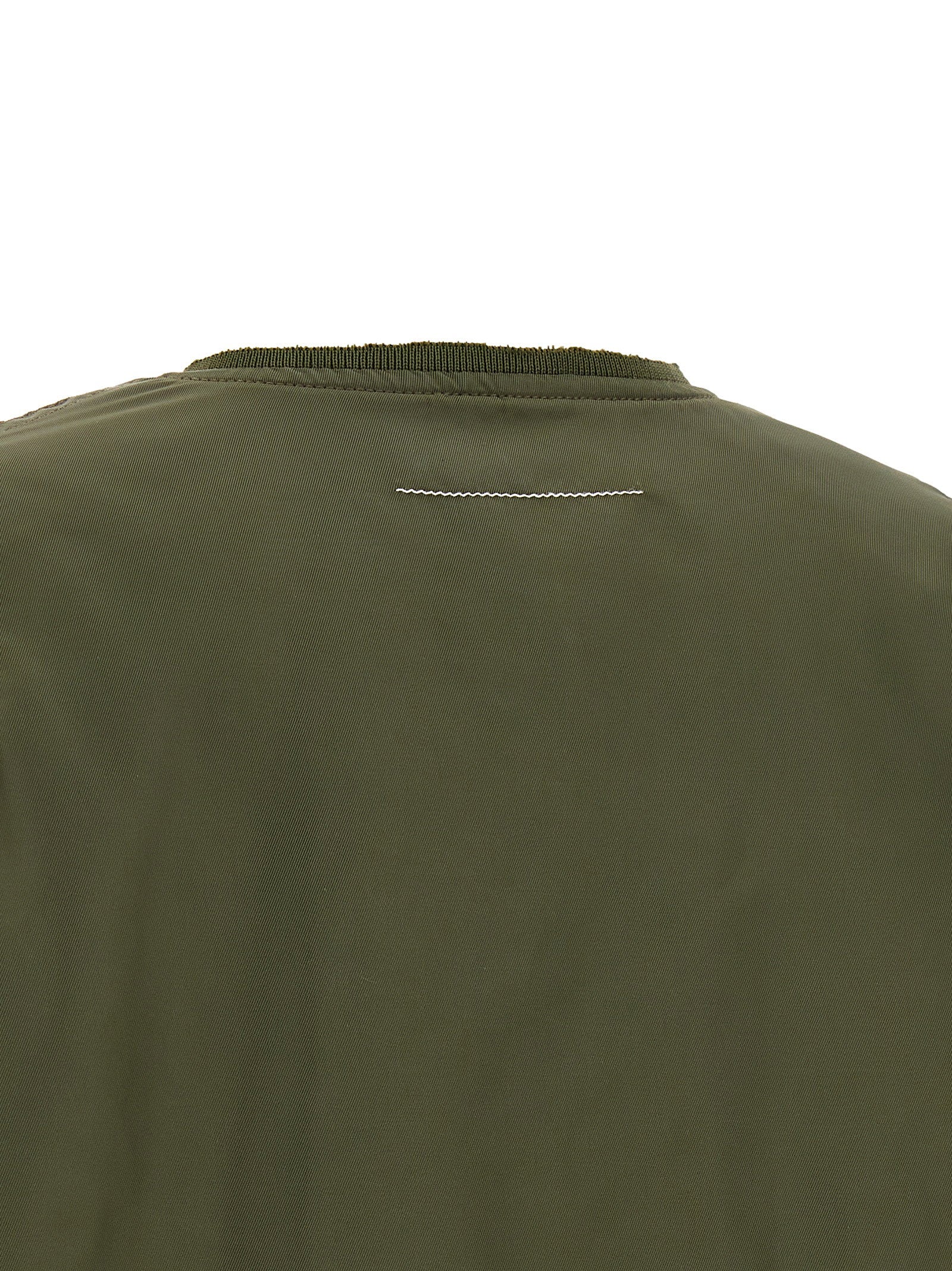 Mm6 Maison Margiela Sculptural Hem Jacket Green
