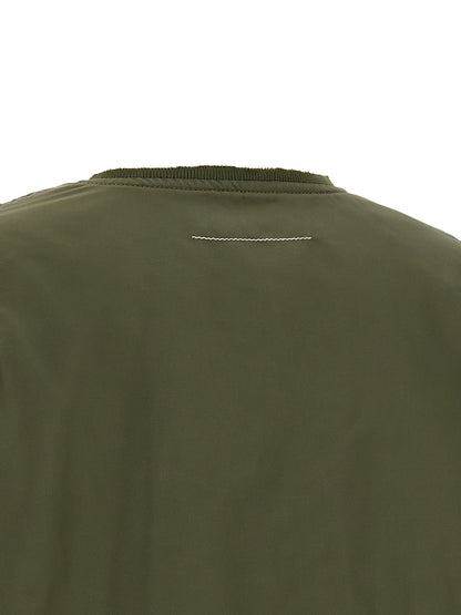 Mm6 Maison Margiela Sculptural Hem Jacket Green