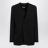 MM6 Maison Margiela Collarless Single-Breasted Blazer Black
