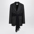 MM6 Maison Margiela Wool-Blend Single-Breasted Jacket Black black