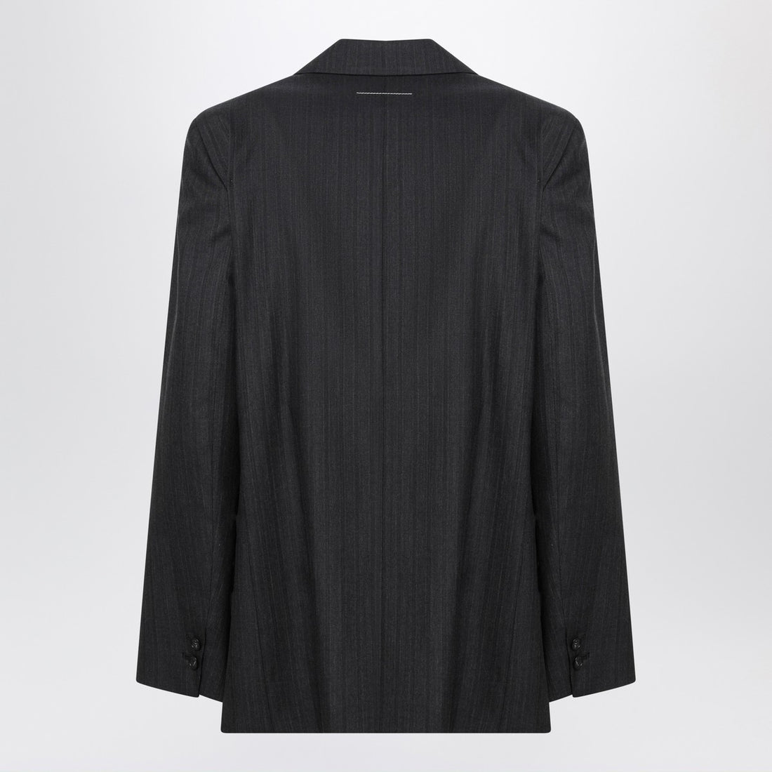 MM6 Maison Margiela Wool-Blend Single-Breasted Jacket Black black