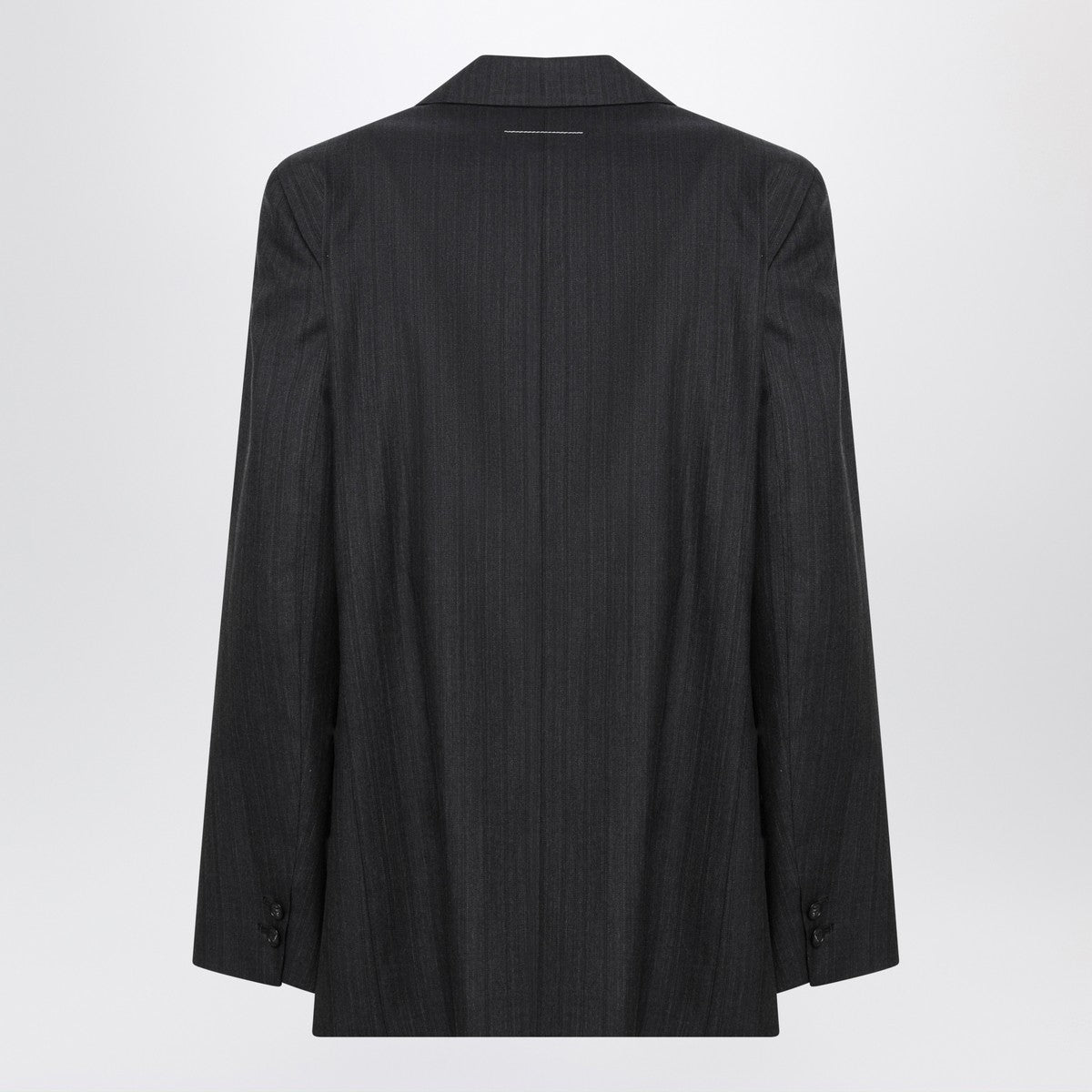 MM6 Maison Margiela Wool-Blend Single-Breasted Jacket Black black