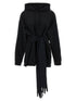 Mm6 Maison Margiela Hoodie Dress With Gloves Black