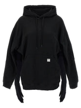 Mm6 Maison Margiela Hoodie Dress With Gloves Black