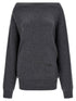 Mm6 Maison Margiela Numeric Signature Mm6 Dress Gray
