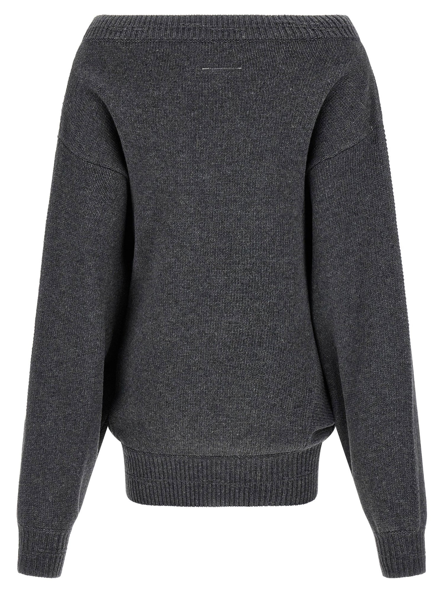Mm6 Maison Margiela Numeric Signature Mm6 Dress Gray