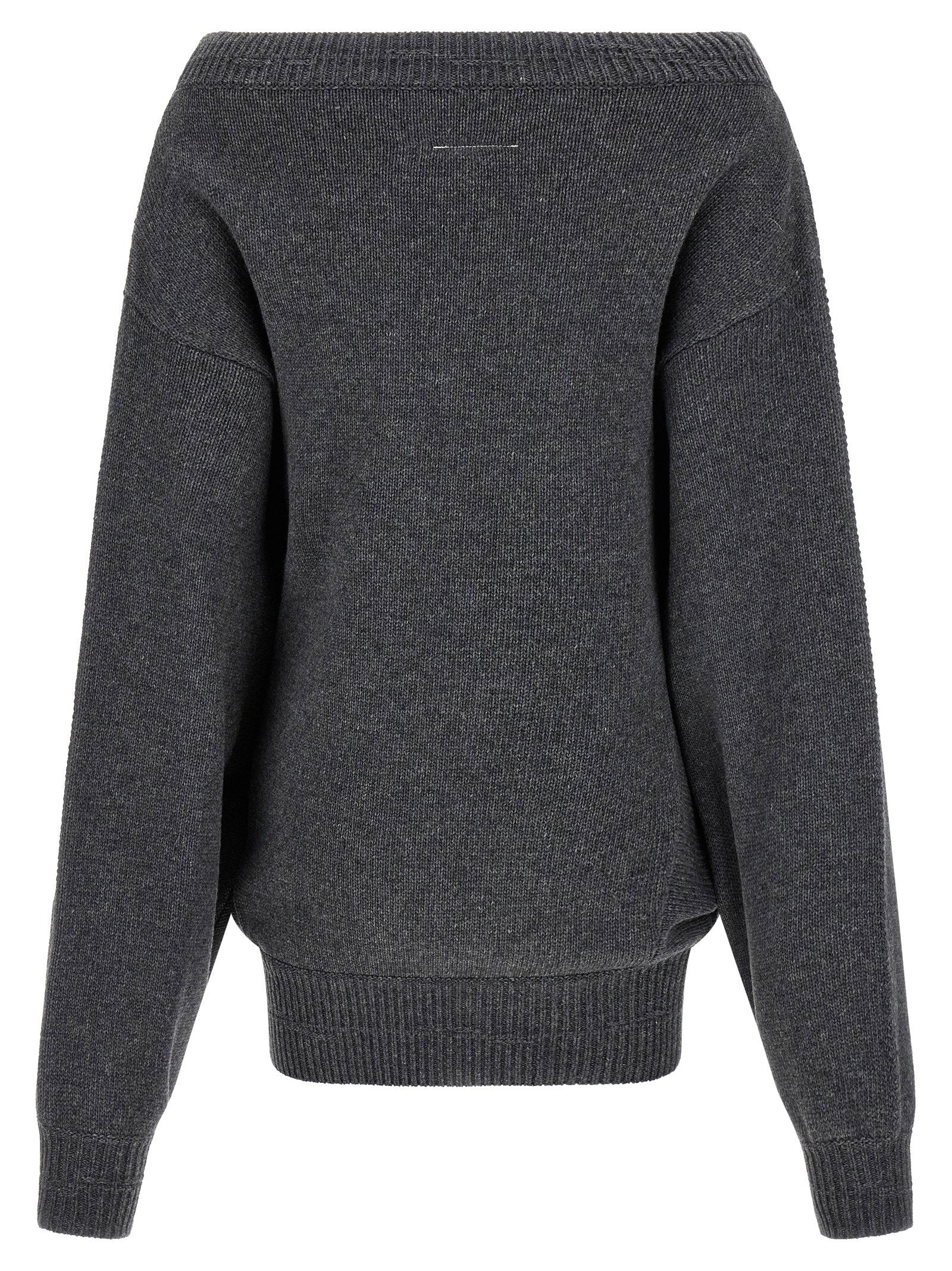 Mm6 Maison Margiela Numeric Signature Mm6 Dress Gray