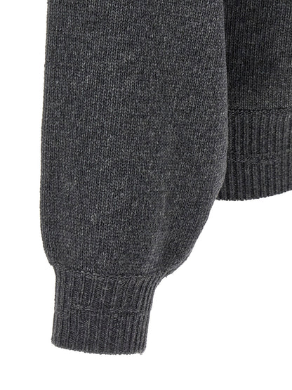 Mm6 Maison Margiela Numeric Signature Mm6 Dress Gray