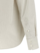 Mm6 Maison Margiela Trompe Loeil Collar Shirt Gray